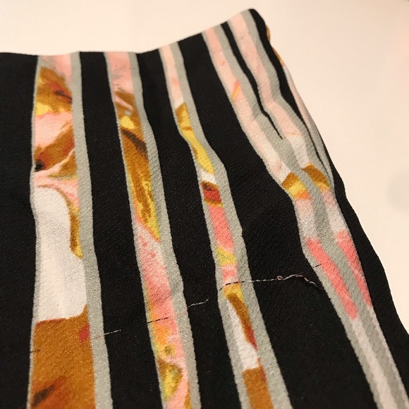 Bisou Bisou Fun Stripe Palazzo Pants Medium - Picture 7 of 7